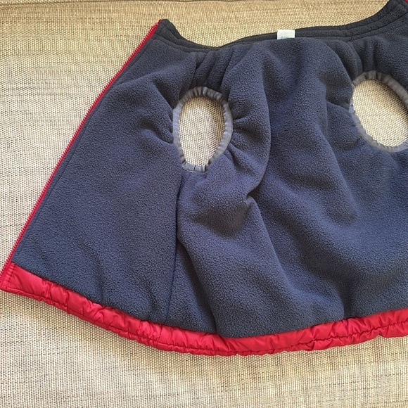 Disney Baby Fleece Lined Zip Up Quilted Vest Mickey Patch Left Chest Flaw - Picture 8 of 11